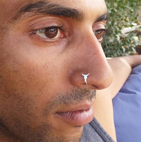 unique nose ring for men.